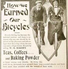 Baker Teas Spezie Biciclette 1897 Pubblicità Biciclette Vittoriane Cottura ADBN1A6