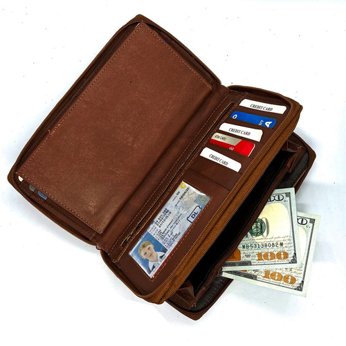 Rfid blocco pelle cerniera - rfid,