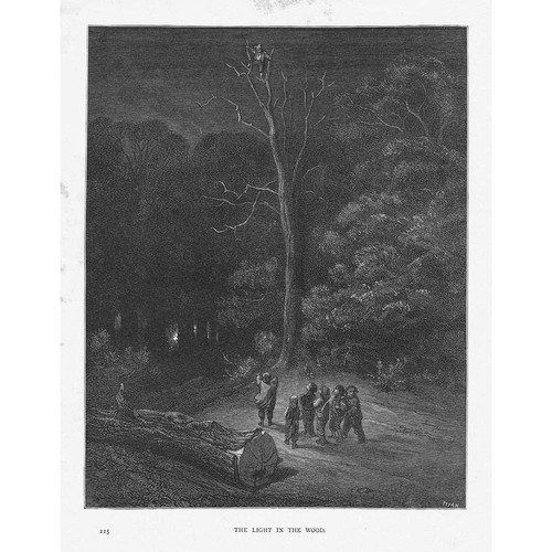 Gustave dore luce nel - luce, legno