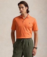 Polo Ralph Lauren Uomo Vestibilità Classica Morbida Cotone Polo Arancione M