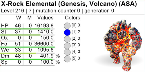 Rock elemental clone ark - x-rock, elemental-clone-ark