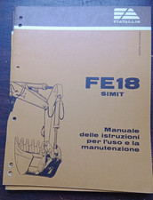 FIAT ALLIS FE18 SIMIT  MANUALE