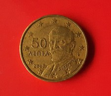 50 CENTESIMI DI EURO 2002 GRECIA [L688]