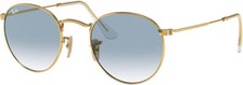 OCCHIALE DA SOLE RAYBAN RB 3447N 001/3F ROUND METAL VINTAGE NUOVO ORIGINALE