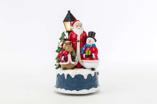 Carillon babbo natale - natale, pupazzo