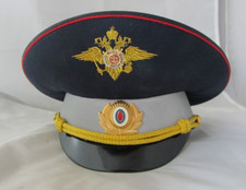 ORIGINALE BERRETTO RUSSO DI UFFICIALE POLIZIA STRADALE MISURA 60