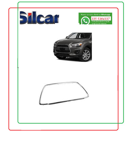 Cornice cromata griglia - cromata,