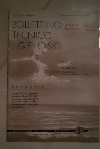 Rivista bollettino tecnico - bollettino,