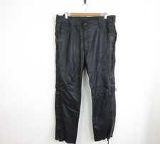 Pantaloni stringati moto pelle