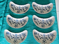 6 Piatti Insalata Blu Danubio