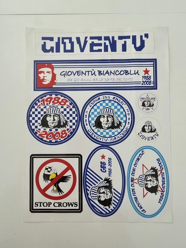 Stickers gioventu biancoblu - stickers,