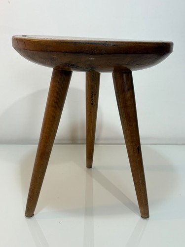 Sgabello vintage teak - sgabello,