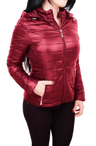 Giubbotto piumino donna rosso
