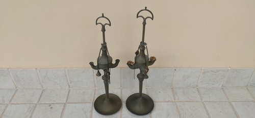 Coppia lampade lumi olio - ad,