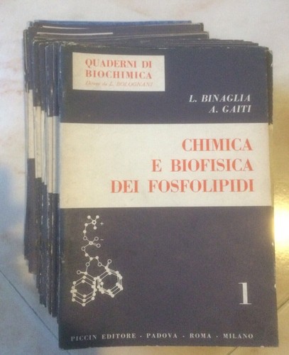 Quaderni biochimica piccin - quaderni,