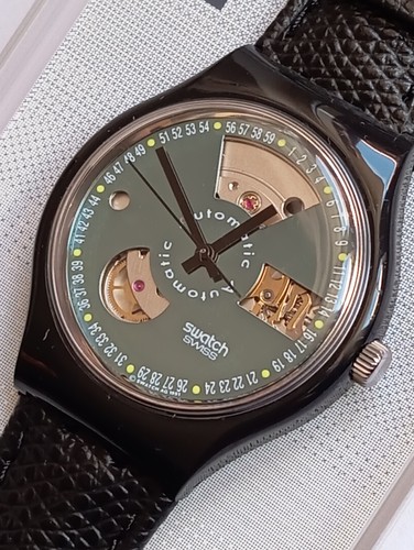 Swatch automatico 1991 black - automatico,