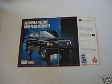 advertising Pubblicità 1989 MITSUBISHI PAJERO INTERCOOL