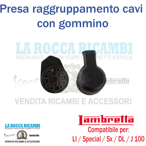 Presa raggruppamento cavi - presa,