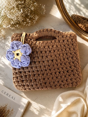 Borsa mano uncinetto - a,