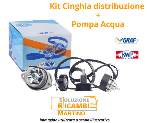 Kit cinghia distribuzione con - kit,
