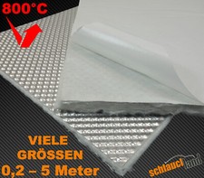 Tappetino Termico Alluminio Ceramica ULTRA Autoadesivo Turbo Motore Protezione Calore Stufa