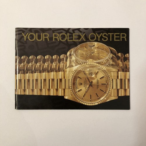 Rolex booklet your - rolex,