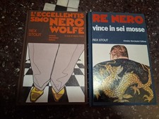 Rex Stout L'Eccellentissimo Nero Wolfe + Re Nero vince in sei mosse Mondadori