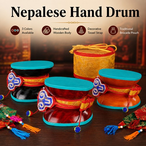 Tamburo mano nepalese - tamburo, a
