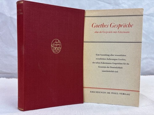 Goethes gespräche ohne die - goethes,