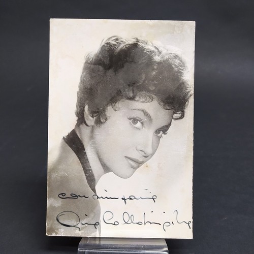 Cartolina gina lollobrigida - cartolina,
