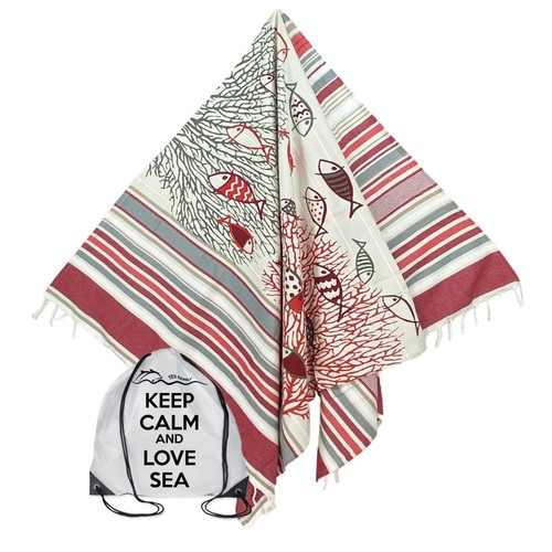 Telo mare fouta pesci rossi - telo,