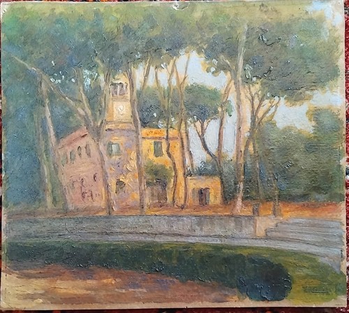 Quadro roma piazza siena - quadro,