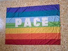 Bandiera Pace 135*90 Arcobaleno Bandiera Della Pace senza fori 