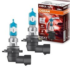 HB3 Osram Lampada (2Pz) Auto e Moto Night Breaker Laser 12V +150% di Luce in Più