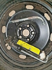 RUOTA DI SCORTA + CHIAVE RUOTINO A3 ALTEA GOLF LEON PASSAT 5X112 ORIGINAL