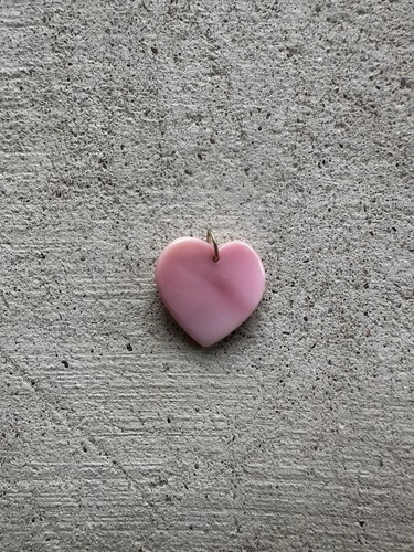 Ciondolo cuore rosa - cuore,