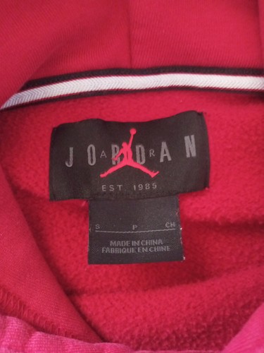 Felpa cappuccio jordan rossa - felpa,