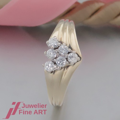 Anello brillante con - , 6