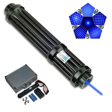 Puntatore Laser Blu Potente Professionale 450nm Per Uso Astronomico Con BOX.