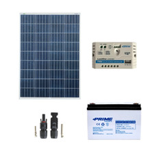 Kit solare fotovoltaico 100W