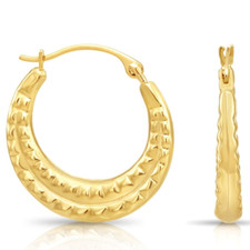 Orecchini a cerchio creolo