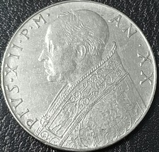 VATICANO MONETA 100 LIRE 1958