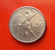 50 LIRE 1978 ERRORE - MANCANZA SOPRA IL 50 DEL VALORE AL ROVESCIO [A801]