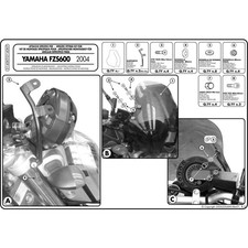 KIT SPOILER per Yamaha 600 FZ6
