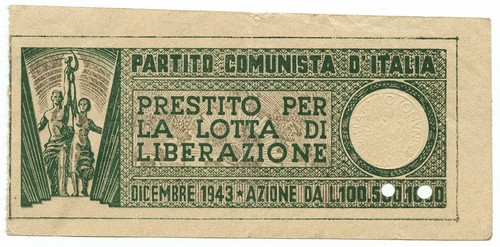 100 lire partito comunista - lire,