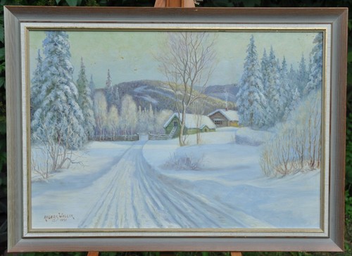 Anders wallin dipinto olio - wallin,