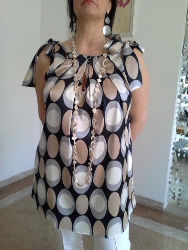 Camicia top misto seta - camicia,,