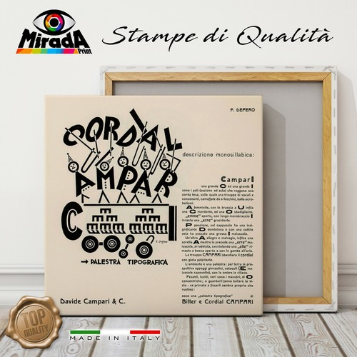 Quadro vintage depero - quadro,