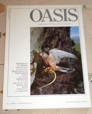 Rivista OASIS N. 4 - LUGLIO-AGOSTO 1986 (Gheppio Macchia mediterranea Mignattino