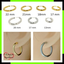 orecchini a cerchio donna color da oro argento piccolo acciaio uomo medio in  